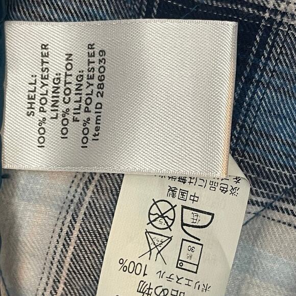 L.L. Bean Signature Quilted Teal Jacket size 6 - Picture 9 of 11